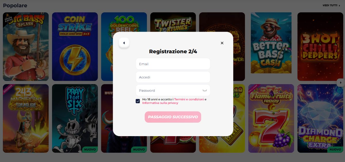 Registrazione greatwin